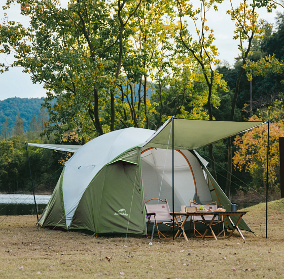 Палатка Naturehike Kota 4 Olive Green - Фото 3 большая