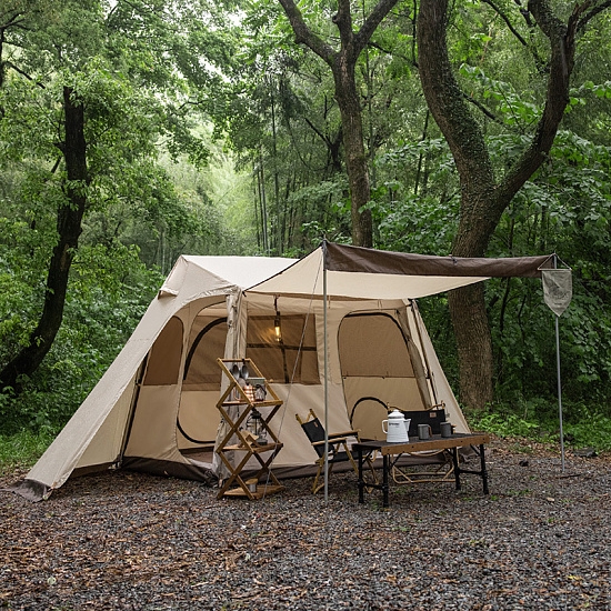 Палатка Naturehike Village 5.0 Khaki - Фото 10 большая