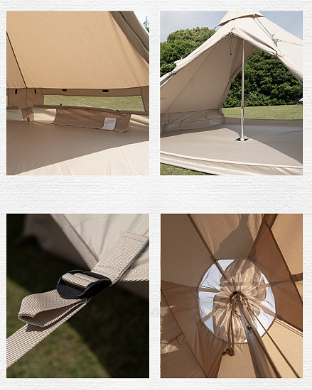 Палатка Naturehike Brighten 6.4 Green - Фото 3 большая