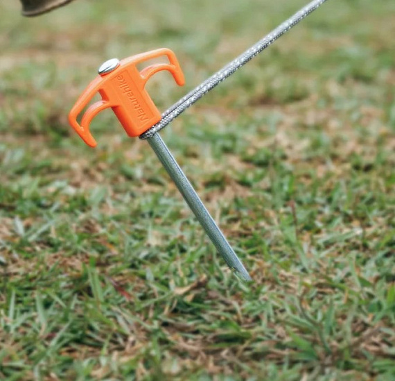 Колышки Naturehike Camping Iron 2шт Black - Фото 2 большая