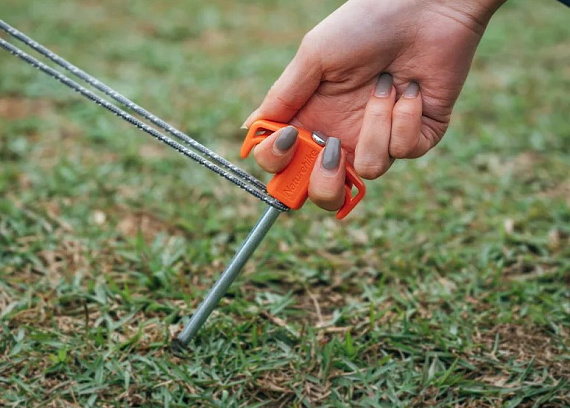 Колышки Naturehike Camping Iron 2шт Black - Фото 3 большая