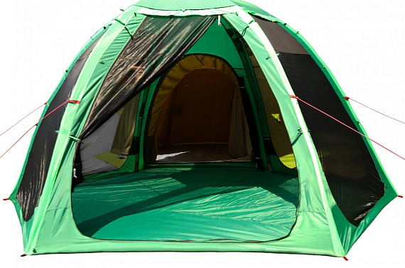 Соединение палаток 5/5 с дверью ЛотосТент Оливковый - Фото 4 большая