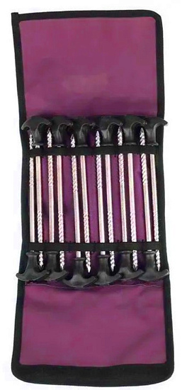 Колышки для палатки BRS-P1 (12 шт) в чехле - Фото 3 большая