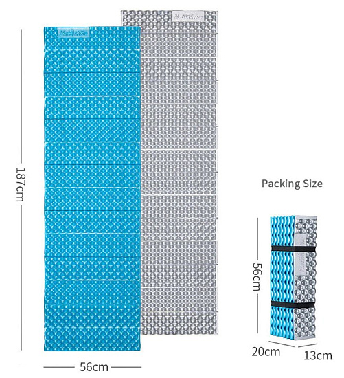 Коврик Naturehike Thickened folding egg nest Yellow - Фото 4 большая