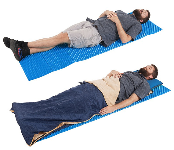 Коврик Naturehike Single Egg Nest Folding Yellow - Фото 8 большая