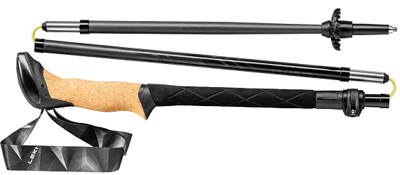 Треккинговые палки Leki Black Series FX Carbon Black/Naturalcarbon - Фото 2 большая