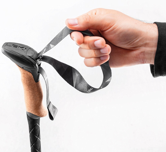 Треккинговые палки Leki Black Series FX Carbon Black/Naturalcarbon - Фото 4 большая