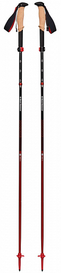 Треккинговые палки Black Diamond Pursuit Flz Black/Octane - Фото 1 большая