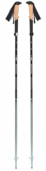 Треккинговые палки Black Diamond Pursuit Flz Black/Foam Green - Фото 1 большая
