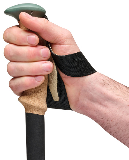 Треккинговые палки Black Diamond Trail Cork Laurel Green - Фото 6 большая