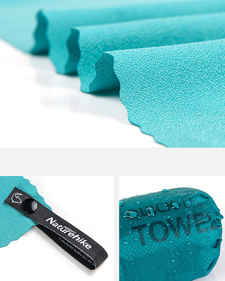 Полотенце Naturehike Mj02 (128x80) Lake Green - Фото 3 большая