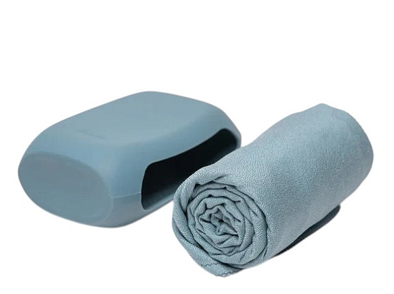 Полотенце-брелок Matador NanoDry Shower (132x60) Голубой - Фото 3 большая