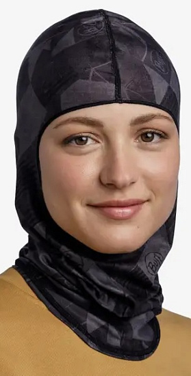 Балаклава Buff Ecostretch Micor Graphite - Фото 3 большая