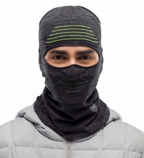 Балаклава Buff Dryflx+ Balaclava Black - Фото 2 большая