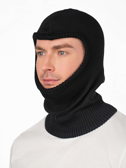 Балаклава мужская Bogner Fire+Ice Jonte Black - Фото 3 большая