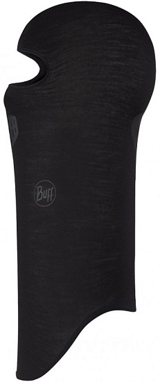 Балаклава Buff LW Merino Wool Solid Black - Фото 1 большая