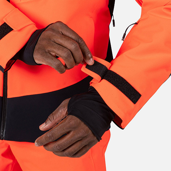 Куртка мужская Rossignol Hero Blackside Neon Red - Фото 13 большая