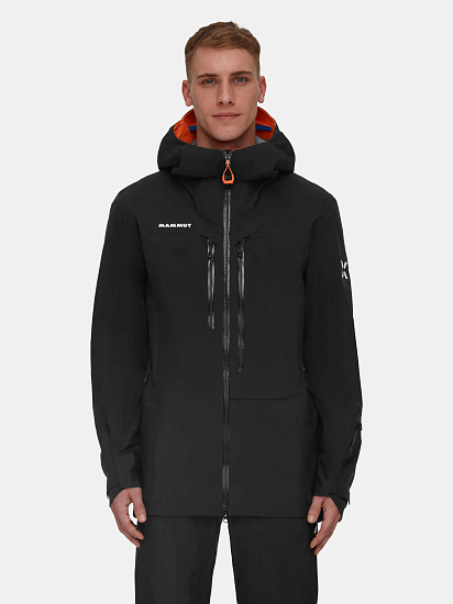 Куртка мужская Mammut Eiger Free Advanced Hs Hd Black - Фото 2 большая