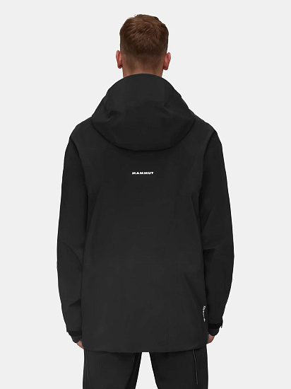 Куртка мужская Mammut Eiger Free Advanced Hs Hd Black - Фото 4 большая