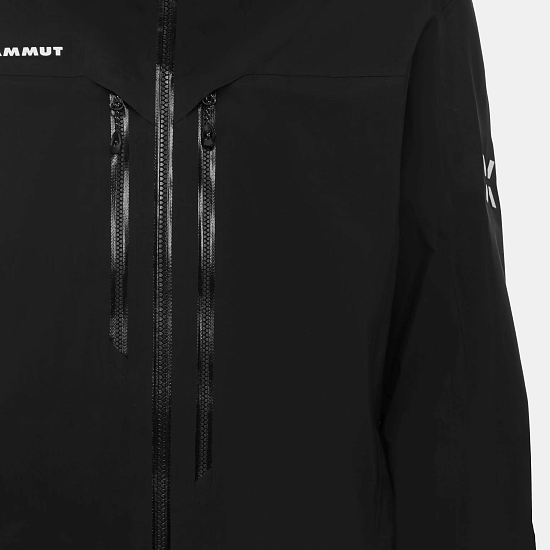 Куртка мужская Mammut Eiger Free Advanced Hs Hd Black - Фото 5 большая