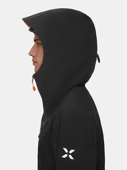 Куртка мужская Mammut Eiger Free Advanced Hs Hd Black - Фото 6 большая