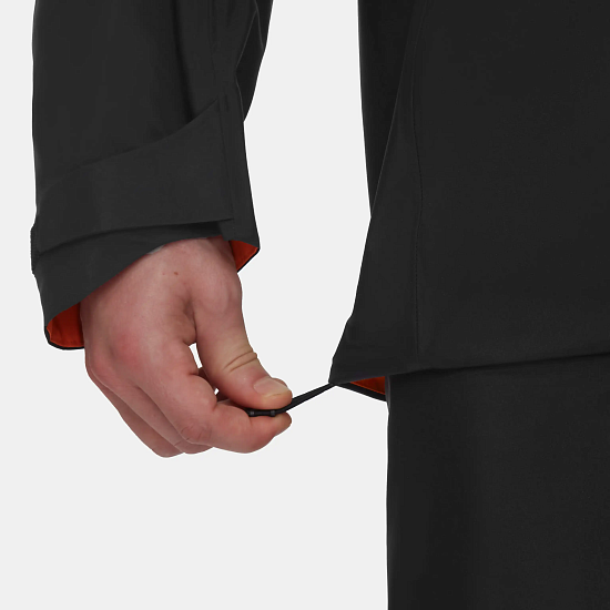 Куртка мужская Mammut Eiger Free Advanced Hs Hd Black - Фото 8 большая