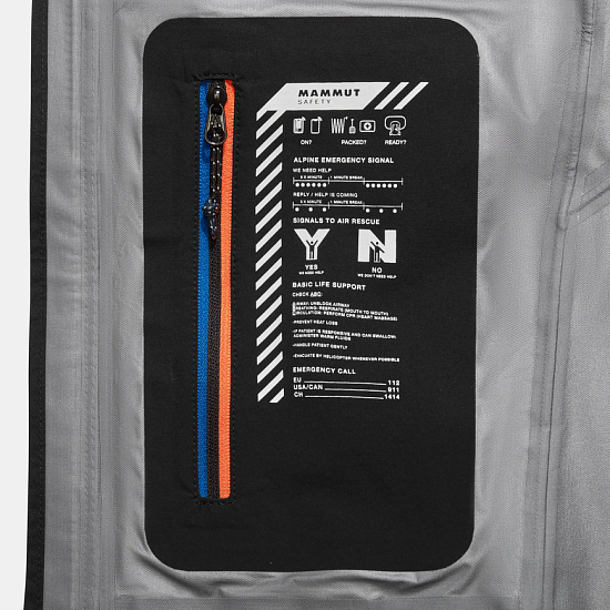 Куртка мужская Mammut Eiger Free Advanced Hs Hd Black - Фото 9 большая