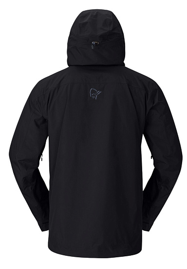 Куртка мужская Norrona Lofoten Gore-Tex Insulated Caviar Black - Фото 2 большая