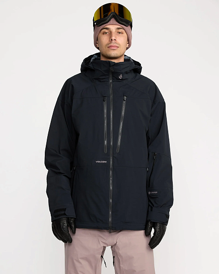 Куртка мужская Volcom Guch Stretch Gore Black - Фото 2 большая