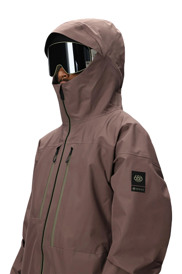 Куртка мужская 686 Atv Thermagraph Gtx Peppercorn - Фото 6 большая