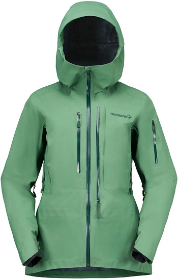 Куртка женская Norrona Lofoten Gore-Tex Pro Dark Ivy - Фото 1 большая