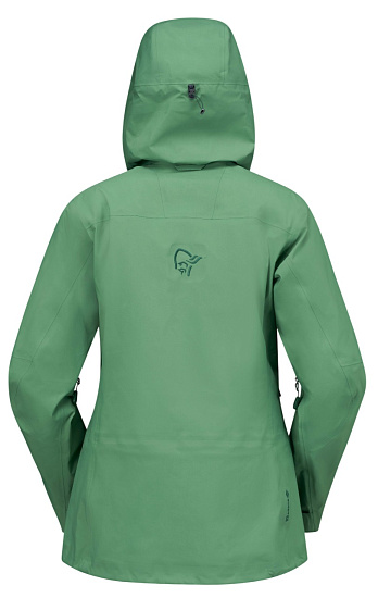 Куртка женская Norrona Lofoten Gore-Tex Pro Dark Ivy - Фото 2 большая