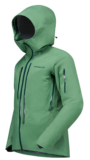 Куртка женская Norrona Lofoten Gore-Tex Pro Dark Ivy - Фото 3 большая