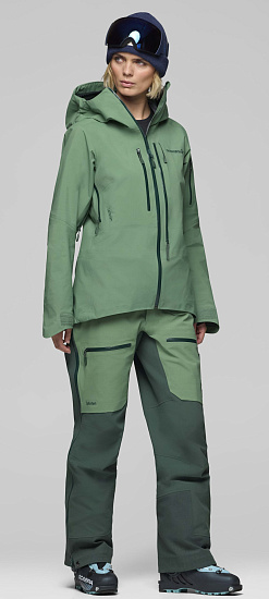 Куртка женская Norrona Lofoten Gore-Tex Pro Dark Ivy - Фото 6 большая