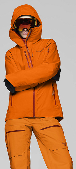 Куртка женская Norrona Lofoten Gore-Tex Insulated Exuberance - Фото 4 большая