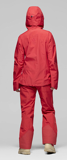 Куртка женская Norrona Lofoten Gore-Tex Insulated Watermelon - Фото 5 большая