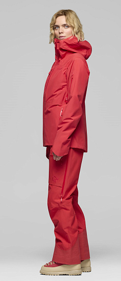Куртка женская Norrona Lofoten Gore-Tex Insulated Watermelon - Фото 6 большая