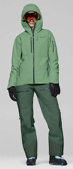 Куртка женская Norrona Lofoten Gore-Tex Insulated Dark Ivy - Фото 5 большая