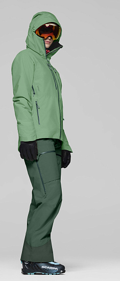 Куртка женская Norrona Lofoten Gore-Tex Insulated Dark Ivy - Фото 7 большая