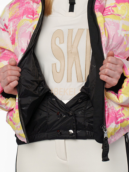 Куртка женская Kelly Donna Graffiti Жёлтый/Розовый - Фото 8 большая