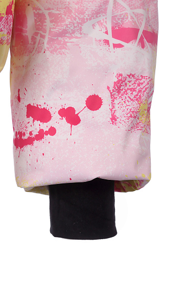 Куртка женская Kelly Donna Graffiti Жёлтый/Розовый - Фото 13 большая