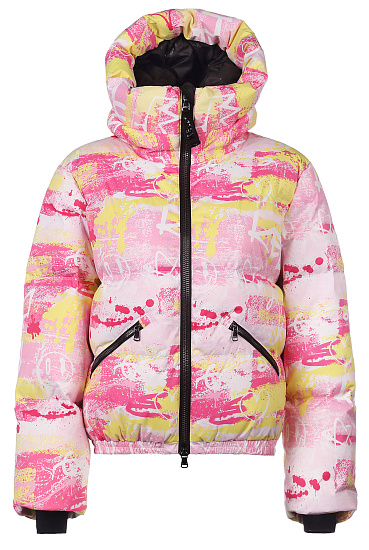 Куртка женская Kelly Donna Graffiti Жёлтый/Розовый - Фото 1 большая