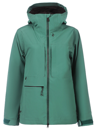 Куртка женская Volcom Cloudbreaker Stretch 30K Spruce Green - Фото 1 большая