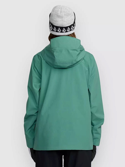 Куртка женская Volcom Cloudbreaker Stretch 30K Spruce Green - Фото 4 большая