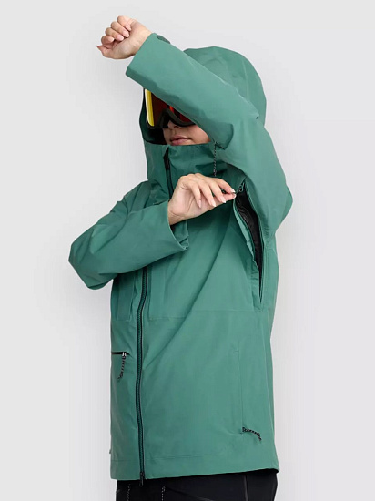 Куртка женская Volcom Cloudbreaker Stretch 30K Spruce Green - Фото 7 большая