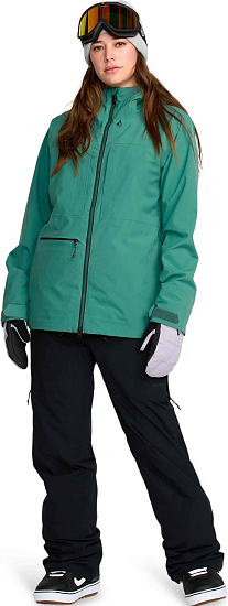 Куртка женская Volcom Cloudbreaker Stretch 30K Spruce Green - Фото 9 большая
