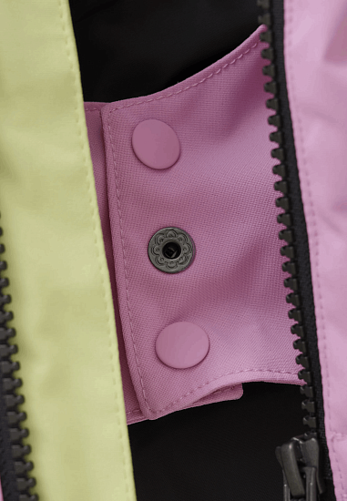 Куртка детская (анорак) Color Kids Jr. Ski Shadow Lime - Фото 4 большая