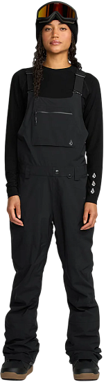 Брюки женские Volcom Ash Stretch Gtx Black - Фото 3 большая