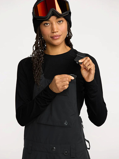 Брюки женские Volcom Ash Stretch Gtx Black - Фото 6 большая