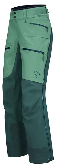 Брюки женские Norrona Lofoten Gore-Tex Pro Dark Ivy - Фото 6 большая
